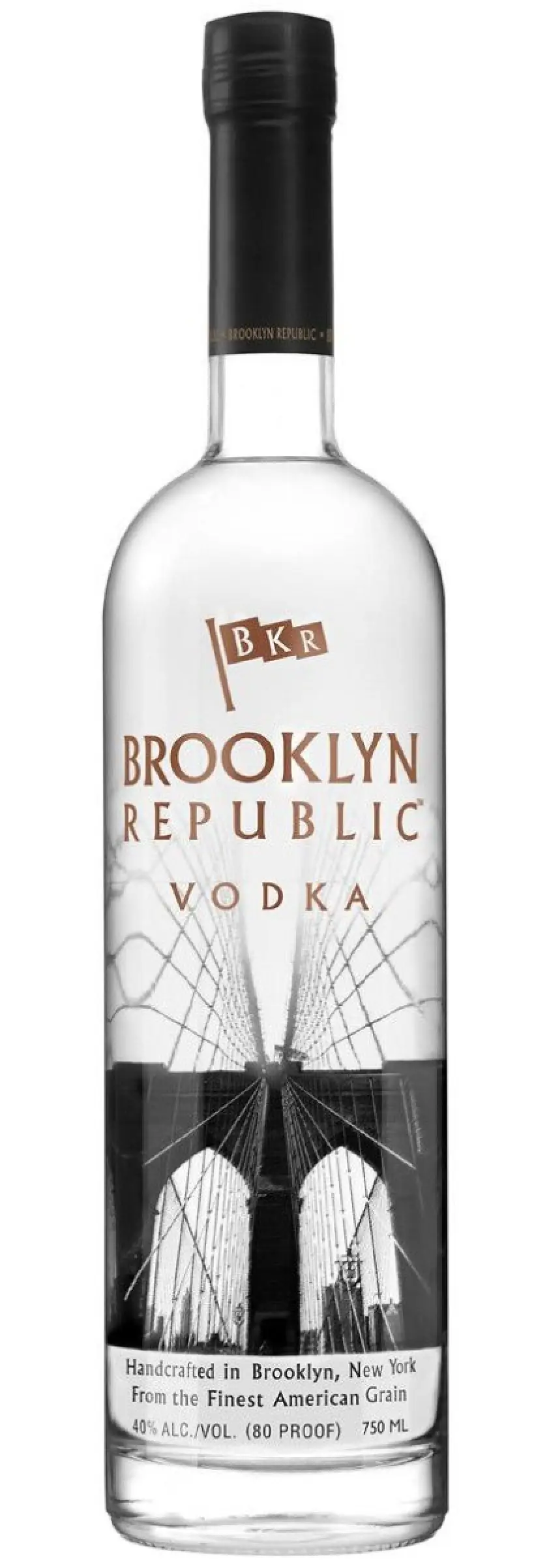 BROOKLYN REPUBLIC VODKA 750M