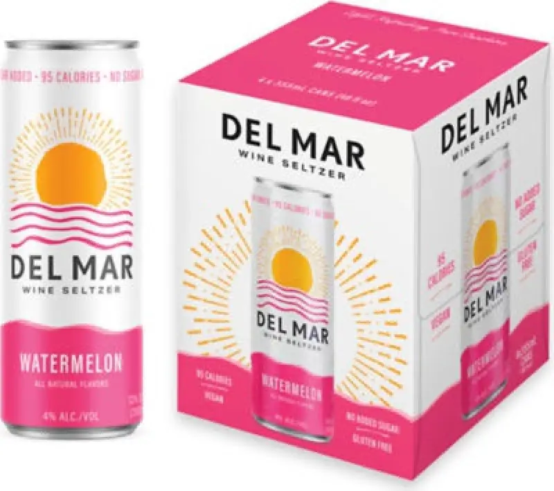 DEL MAR WATERMELON 4@355ML