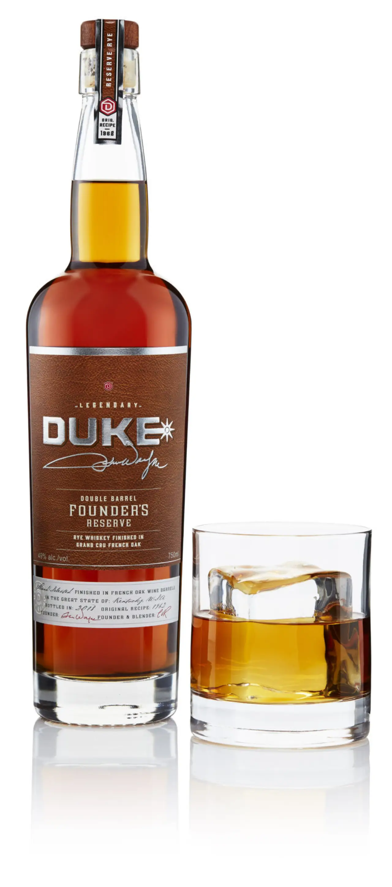 Duke Founder's Reserve Rye Whiskey 750ml