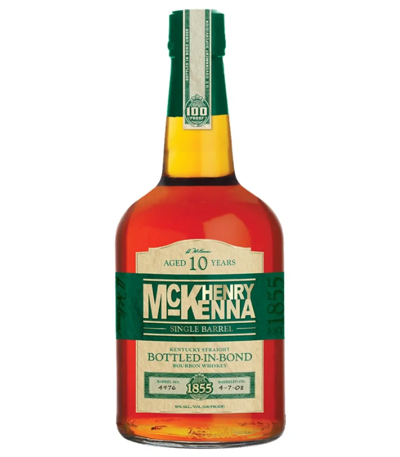 Henry Mckenna Bottled-In-Bond 10 Year Bourbon 750ml
