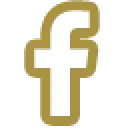 facebook icon gold