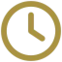 clock icon gold