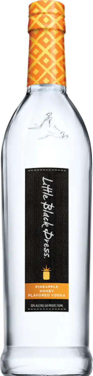 LIT BLK DRESS PINEAP VODKA 1L
