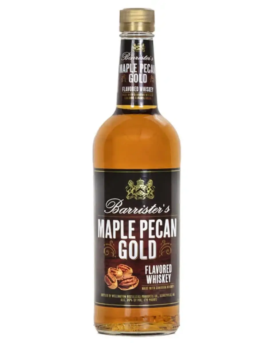 BARRISTERS MAPLE PECAN GOLD FLAVORED WHISKEY 750
