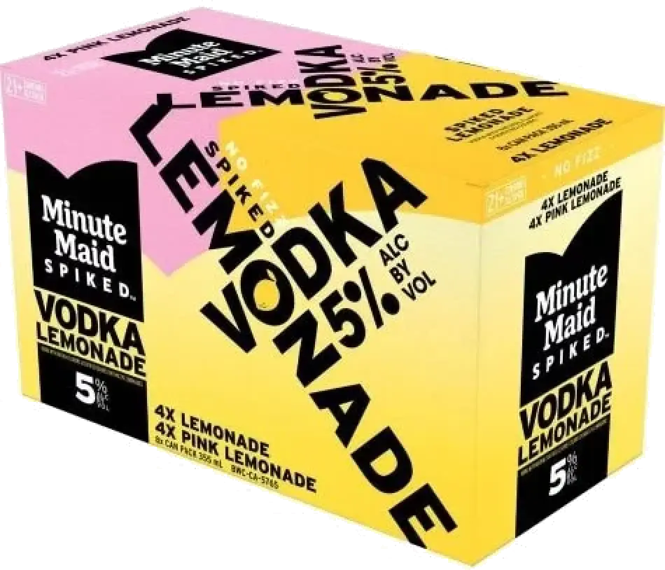 MINUTE MAID SPIKED LEMONADE 8@355M PINK LEMONADE