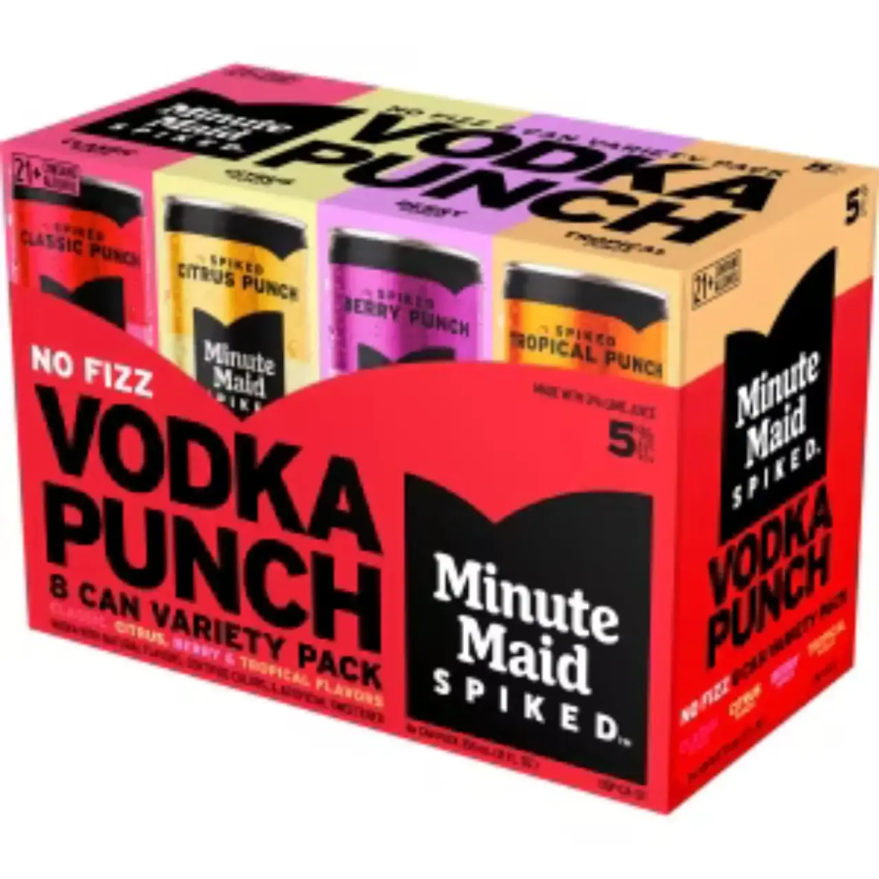 Minute Maid Spiked Vodka Punch Variety Pack 8-355ml