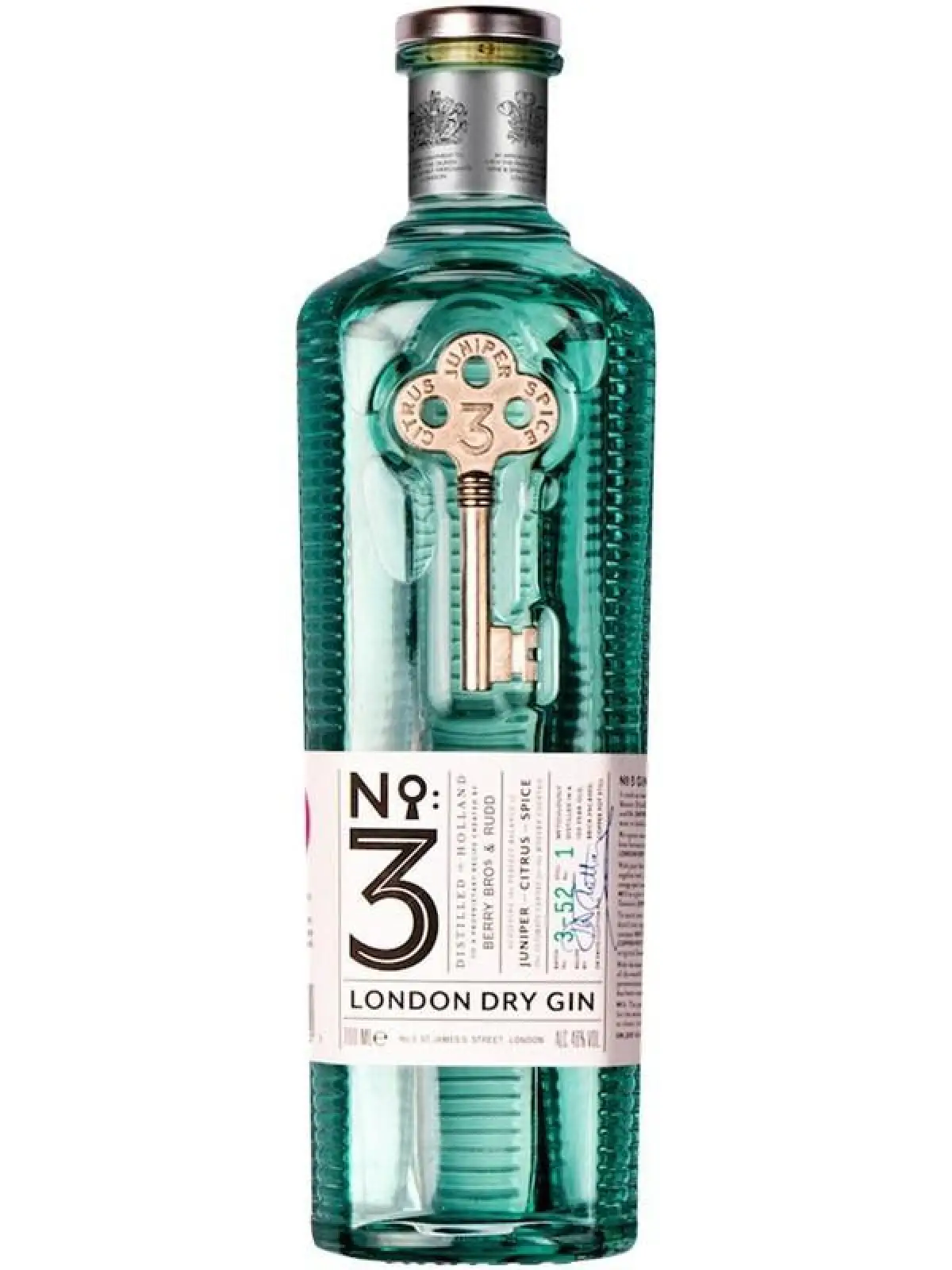 NO 3 LONDON DRY GIN 750M