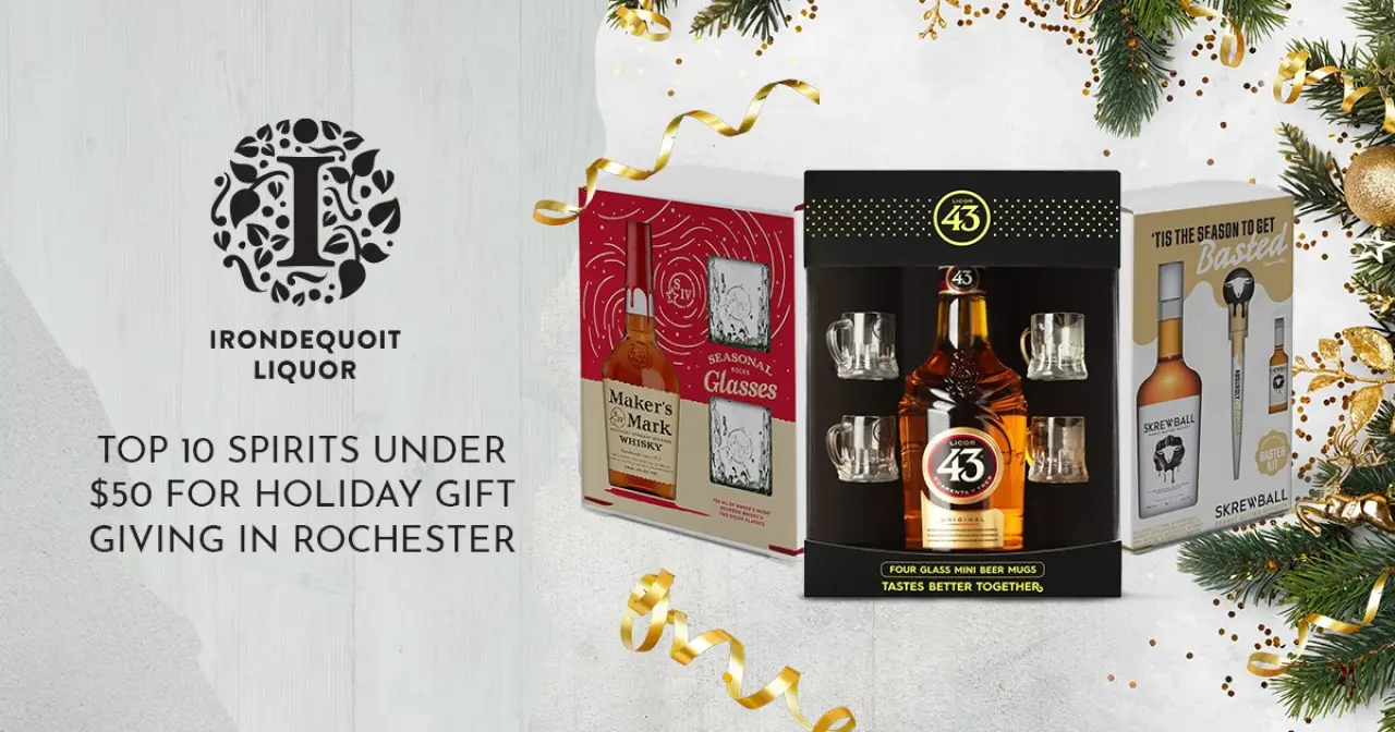Top 10 Spirits Under $50 for Holiday Gift Giving in Rochester