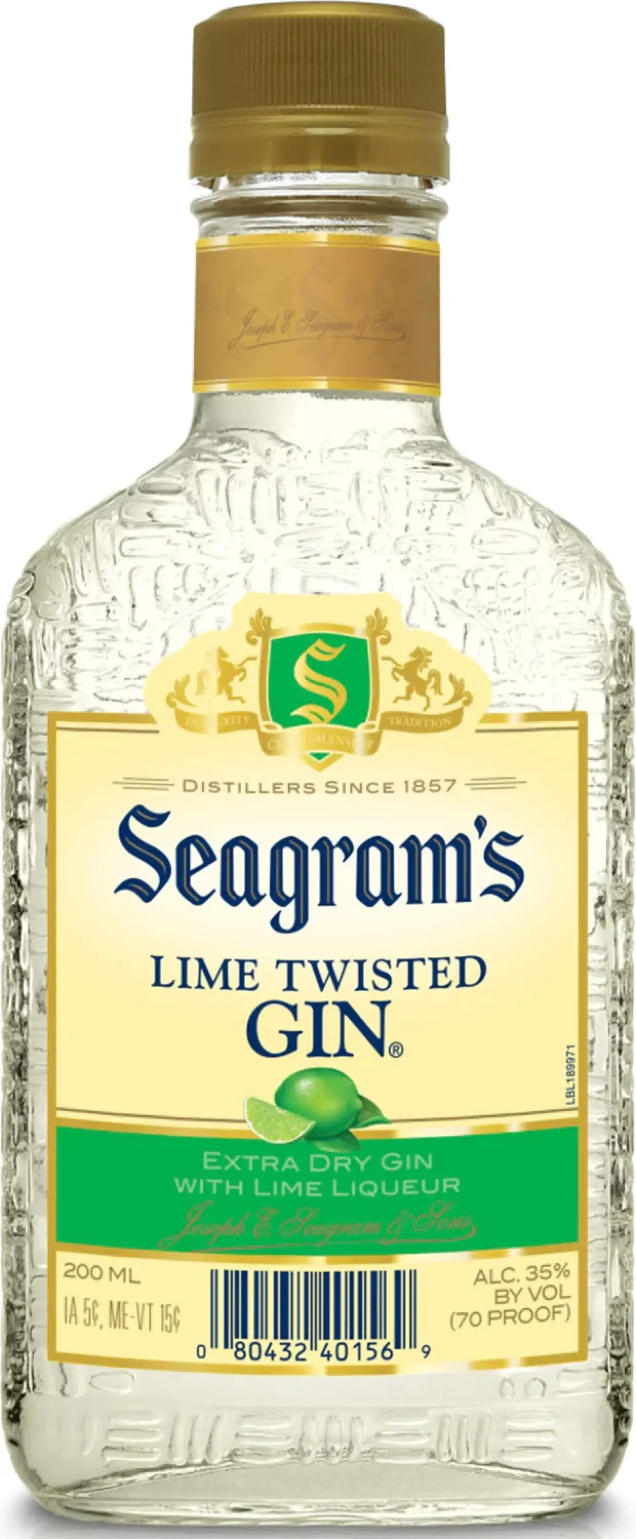 SEAGRAMS LIME TWIST GIN 200M