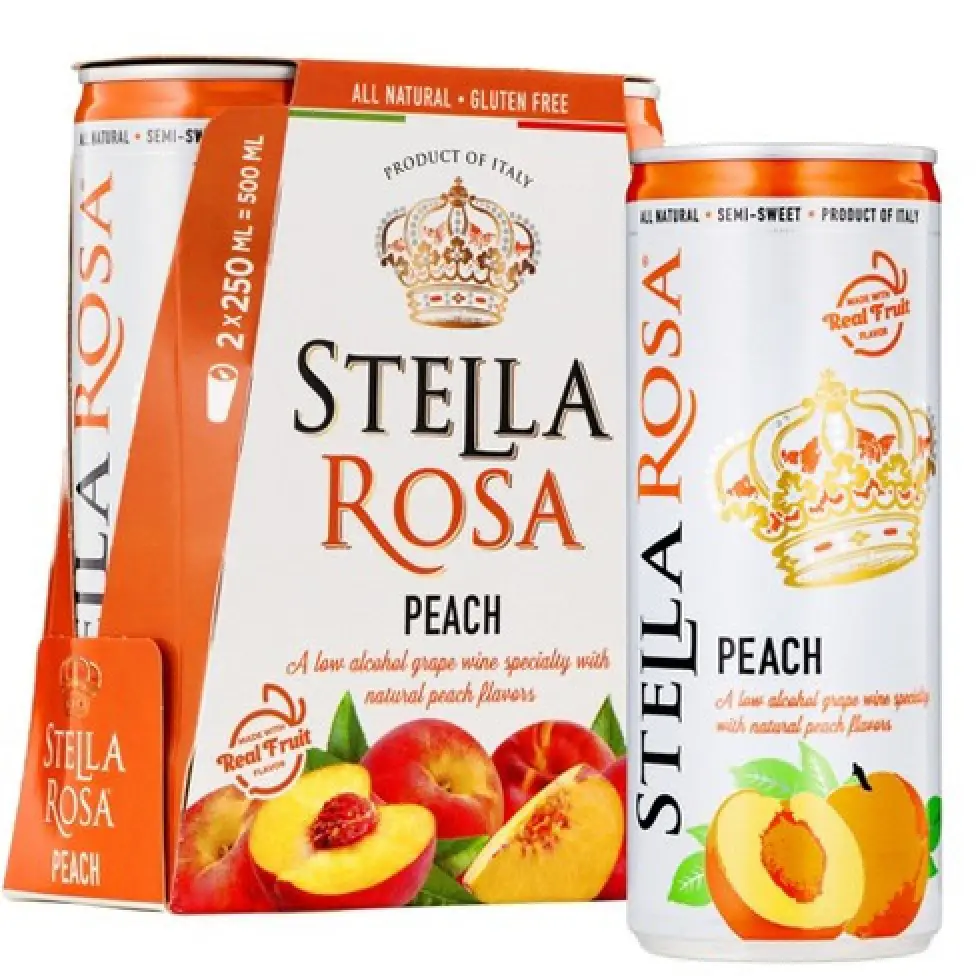 Stella Rosa Peach Can 2 Pack 250ml