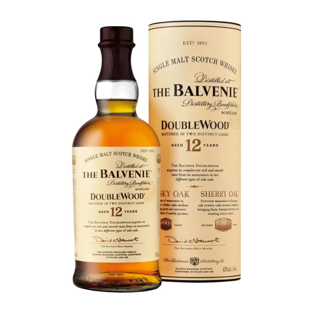 The Balvenie 12 Year Old Doublewood 750ml
