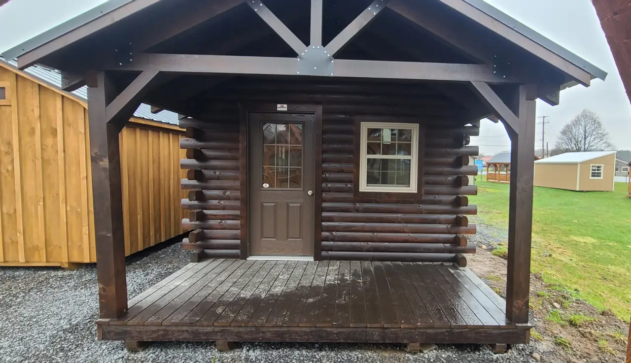 12x30 Timber Trail D-Log Cabin