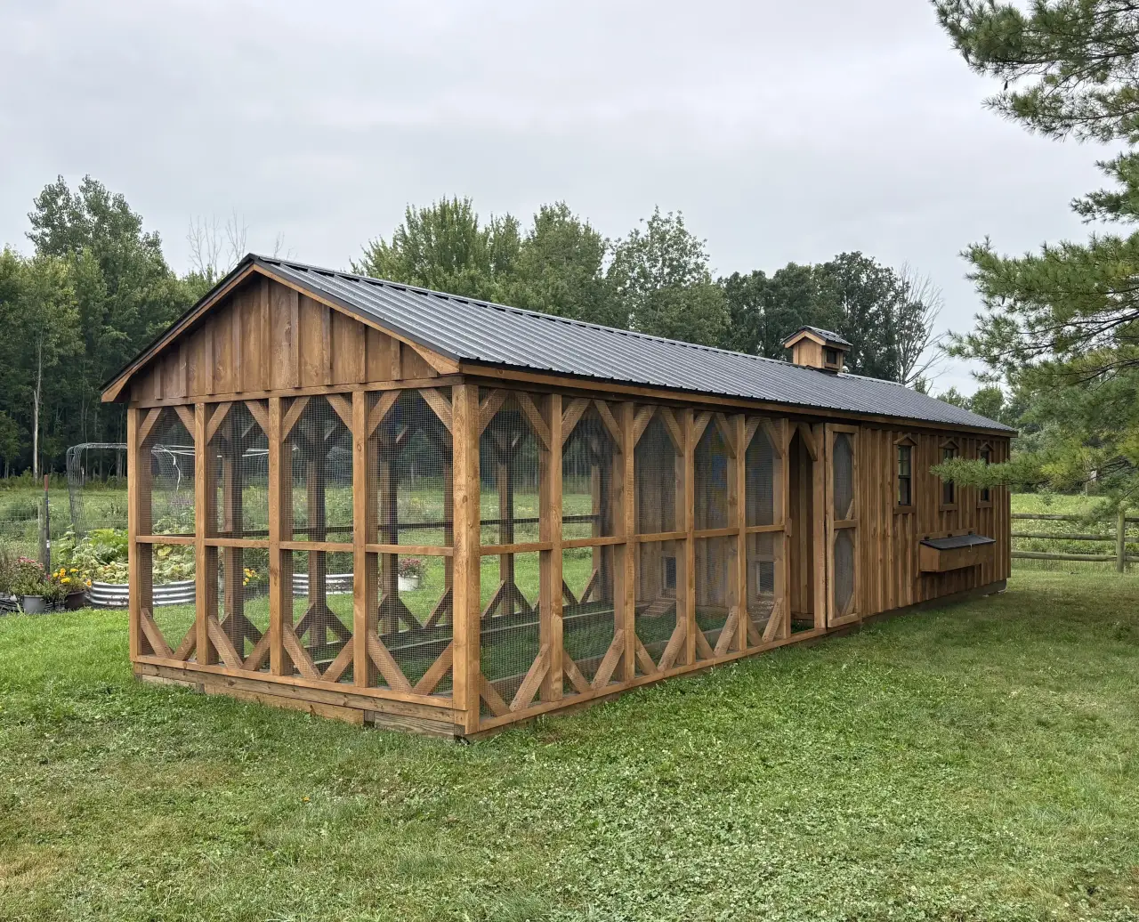 Greenhouses, chicken coops, livestock shelters and specialty structures