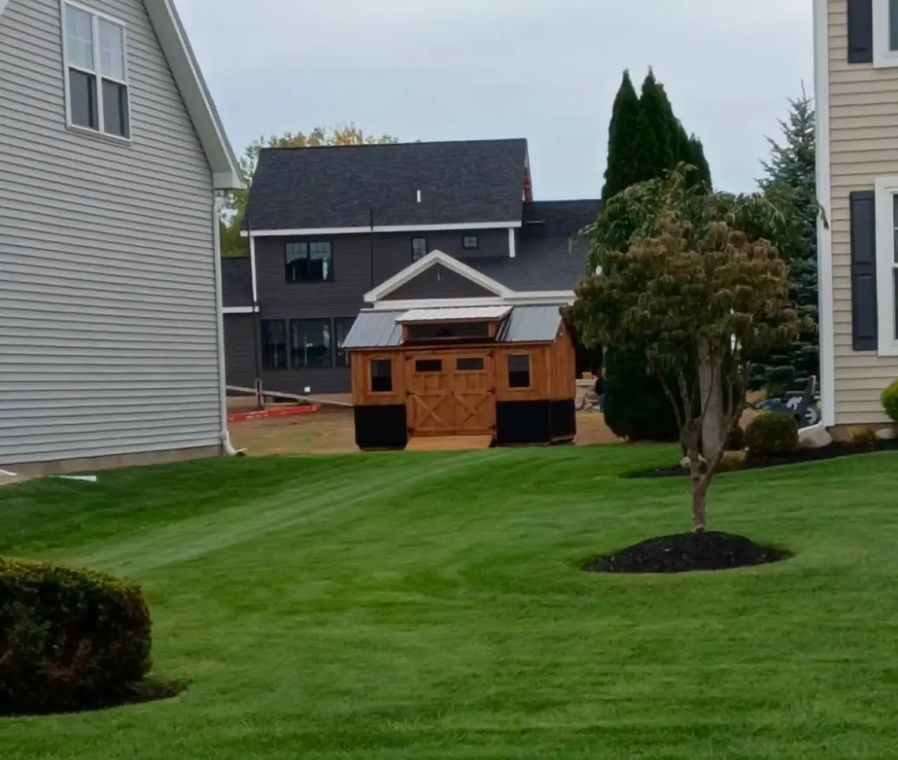 Previously delivered storage shed from Cross Road Structures