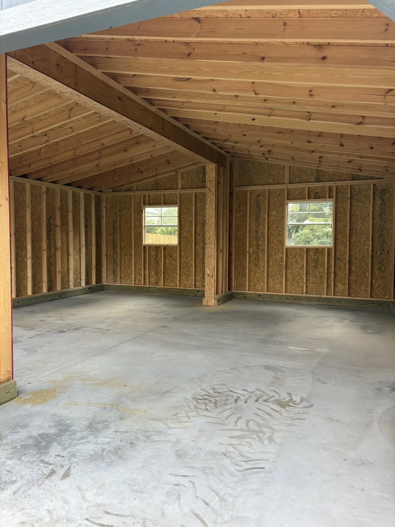 Previously delivered shed from Cross Road Structures