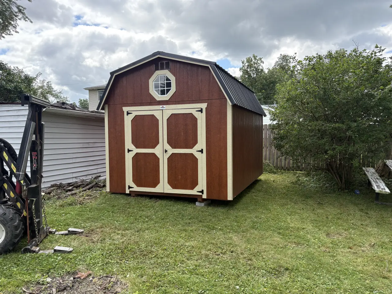 Previously delivered storage shed from Cross Road Structures