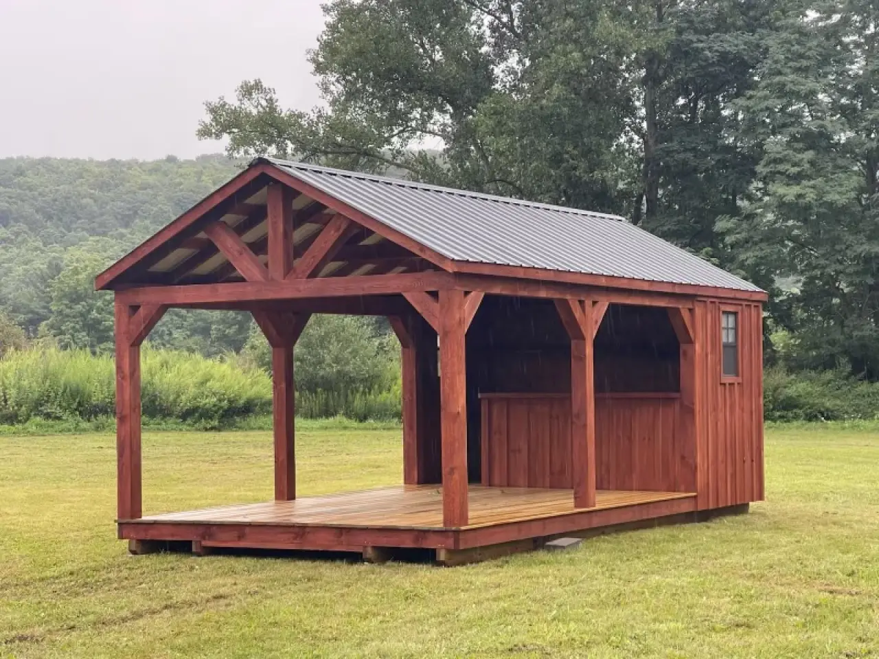 Previously delivered storage shed from Cross Road Structures