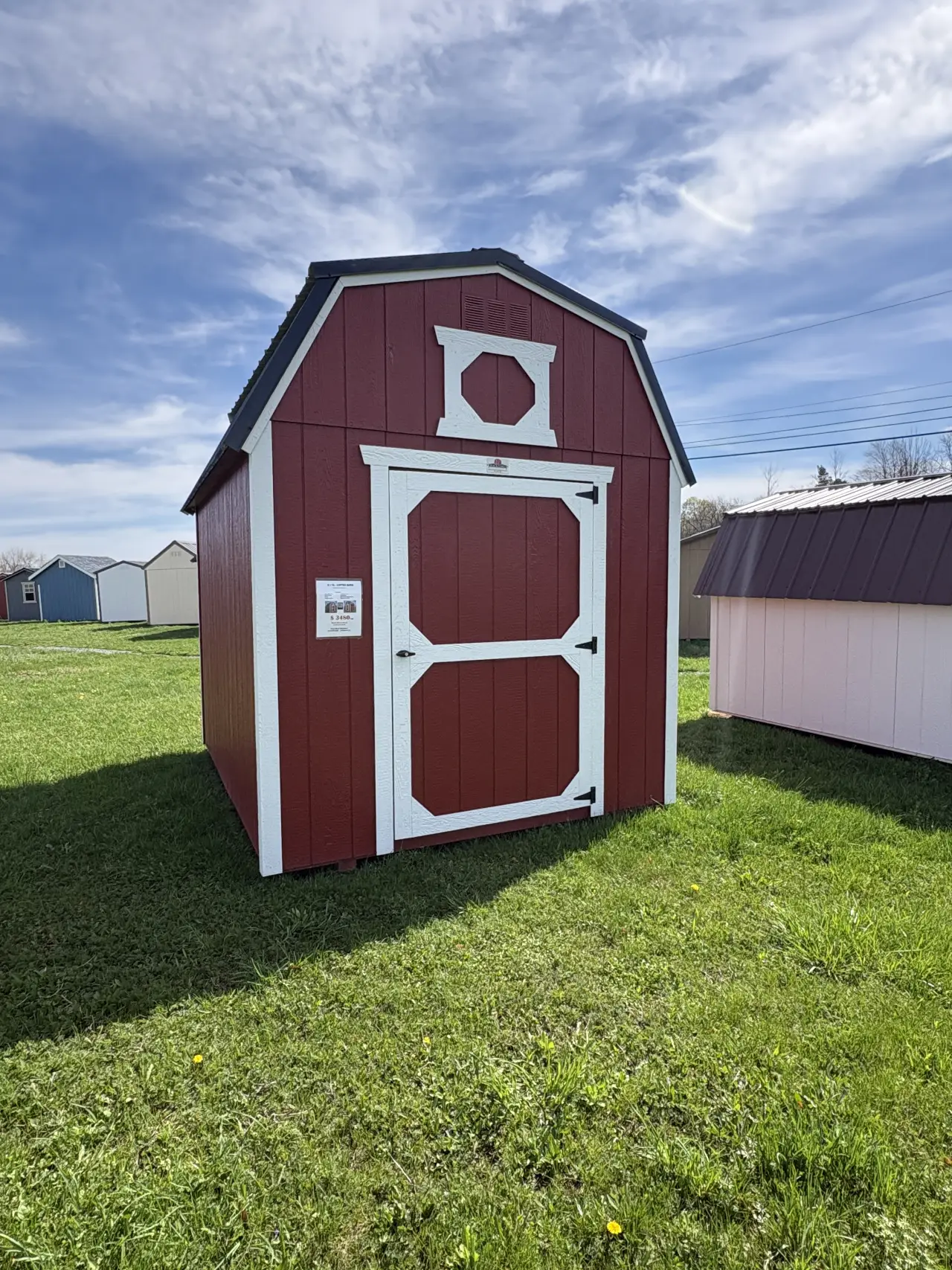 8x10 Lofted Barn 