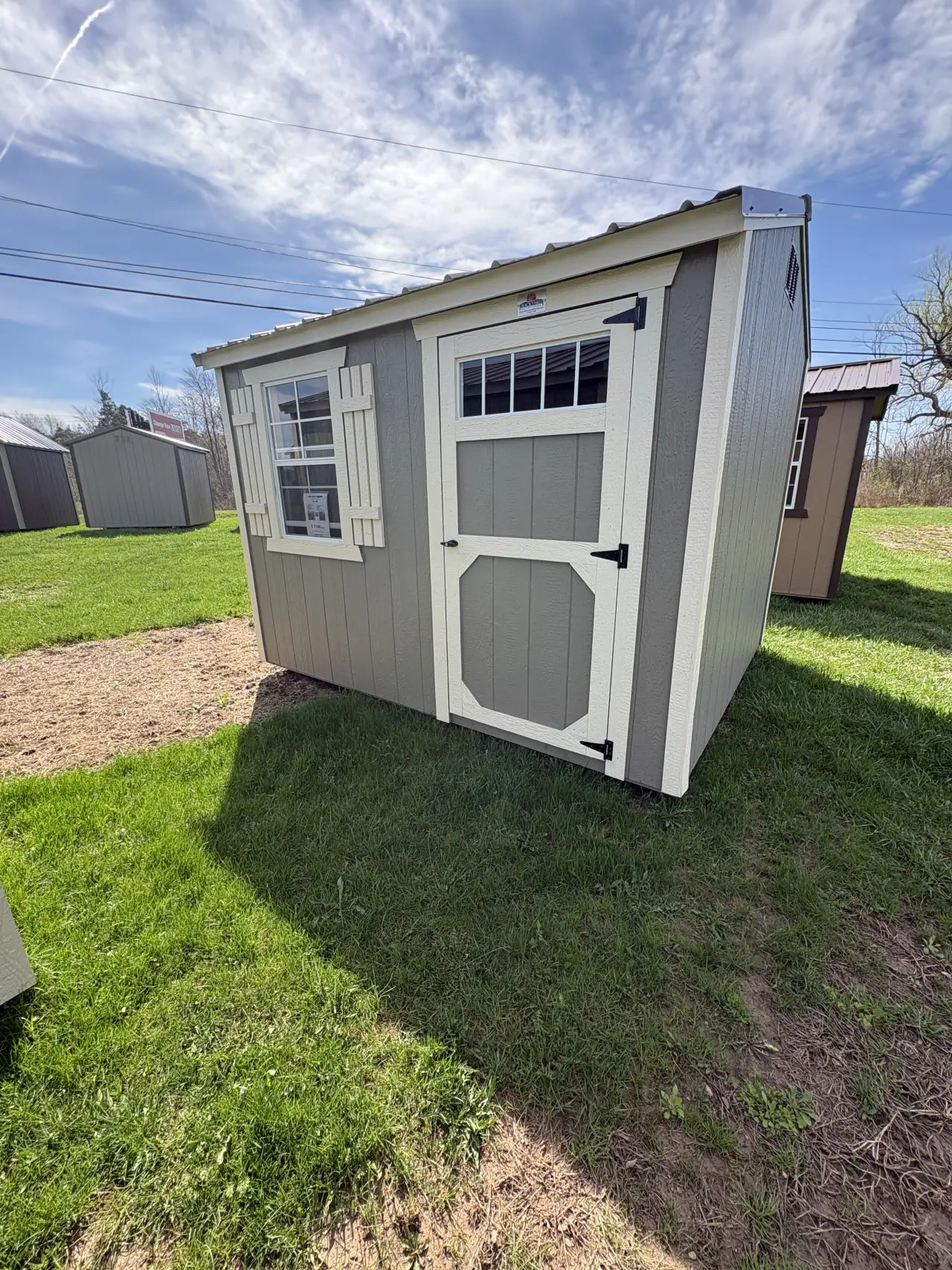 8x10 Side Utility Shed