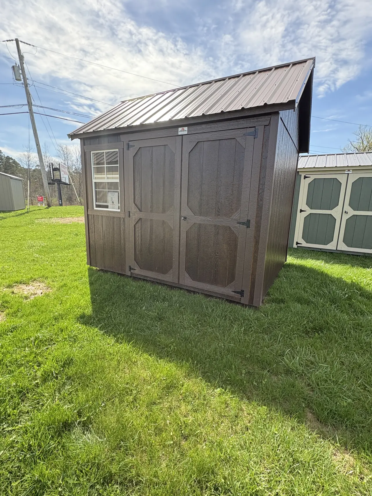 8x10 Side Utility Shed