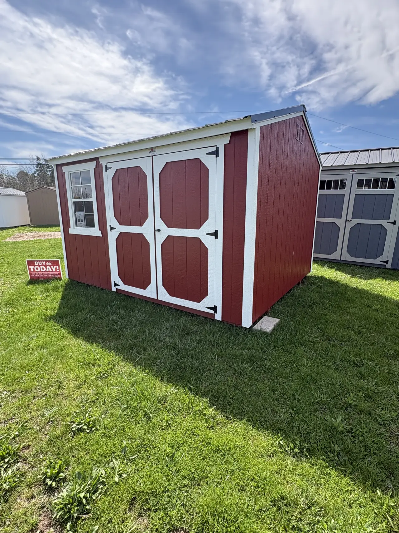 10x12 Side Utility Shed