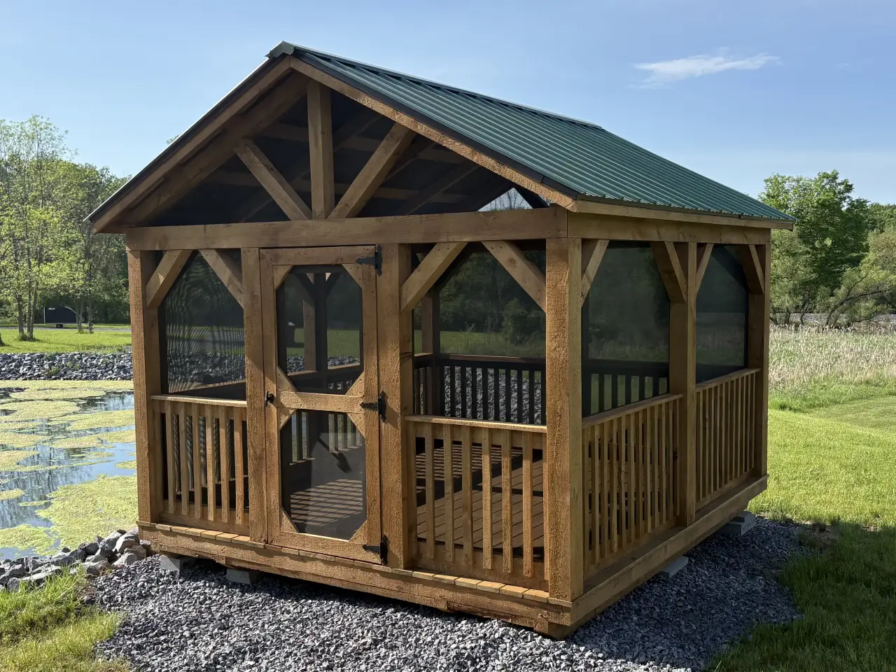 Previously delivered storage shed from Cross Road Structures
