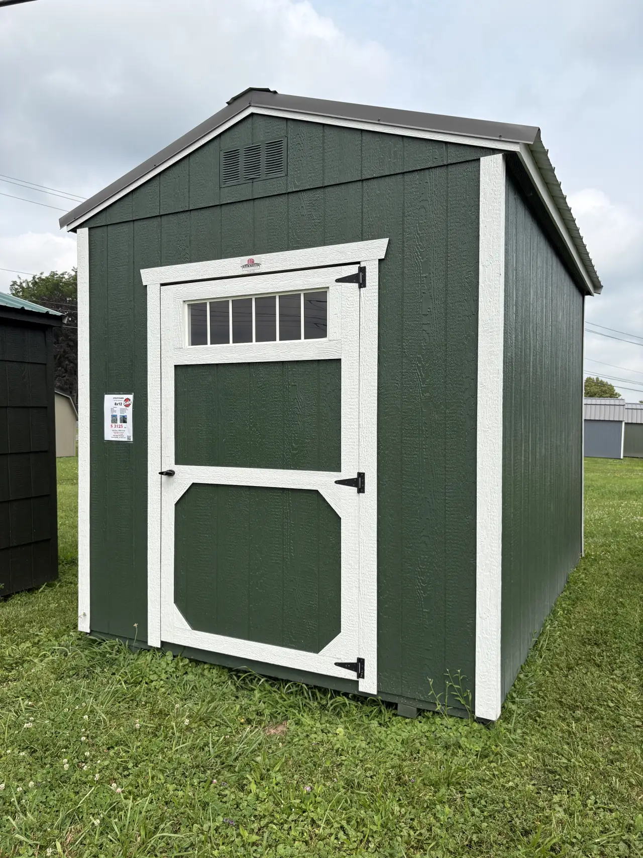 8x12 Utility Shed