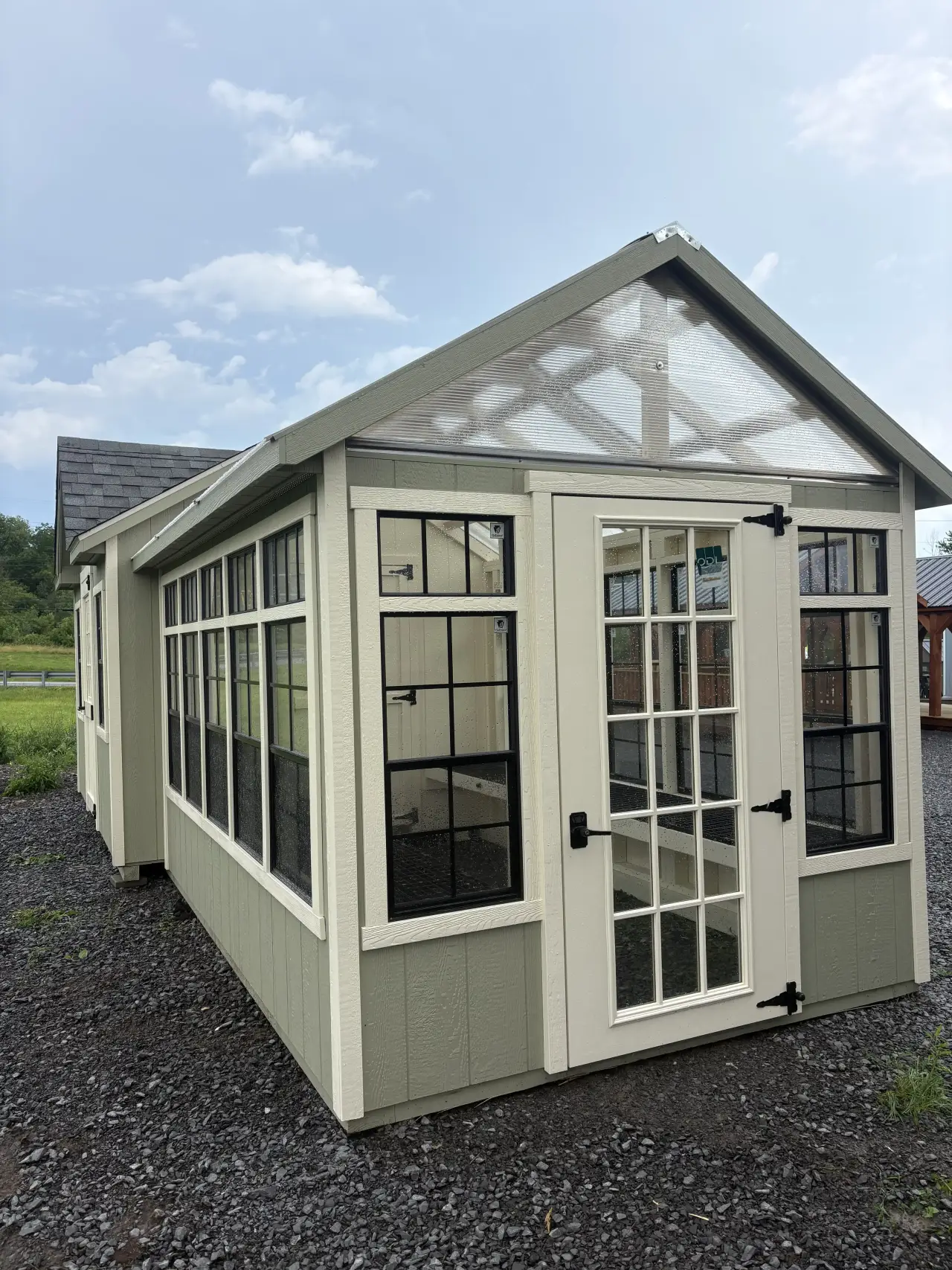 Greenhouse outdoor structure