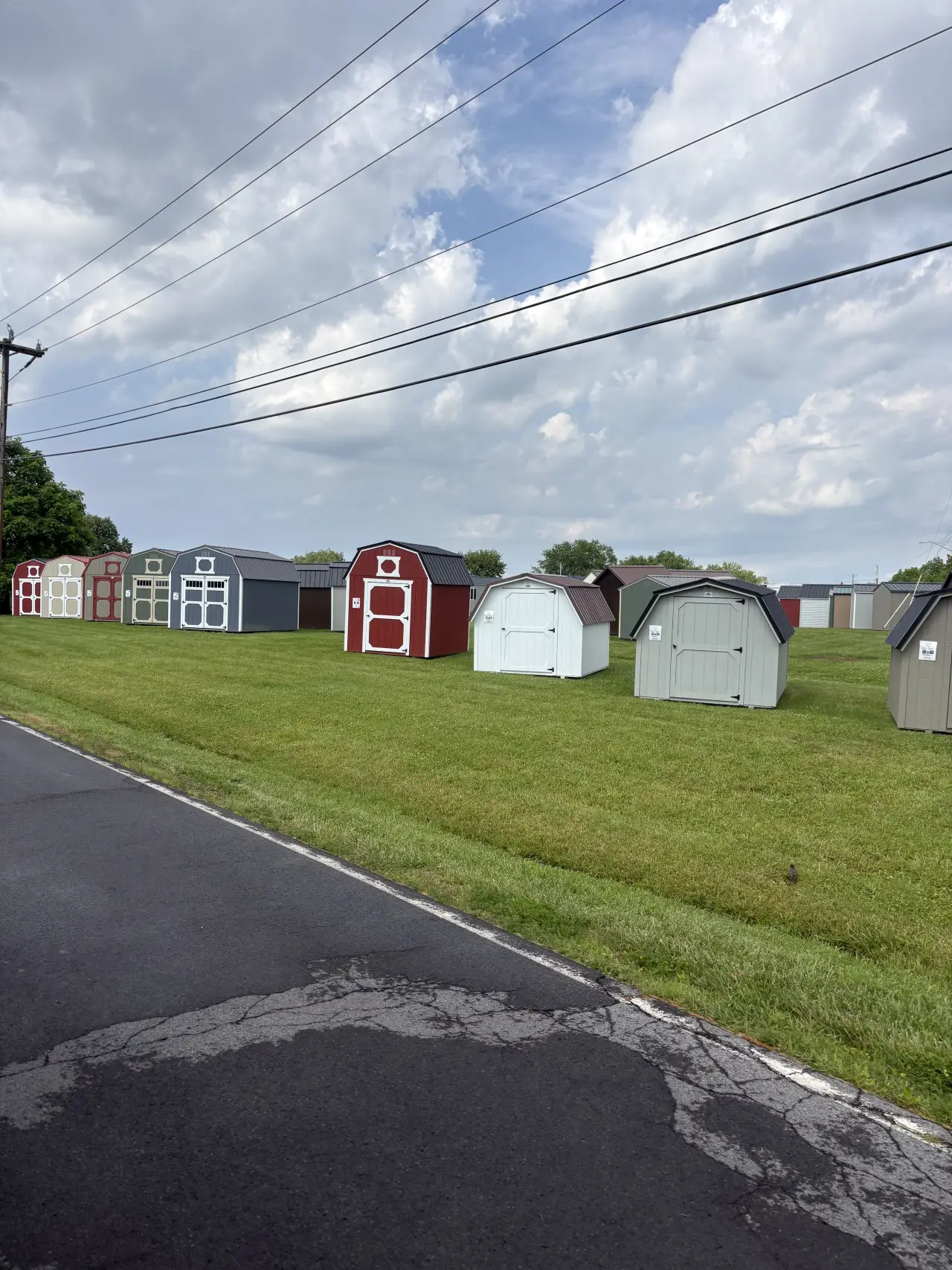 Cross Road Structures display lot in Seneca Falls