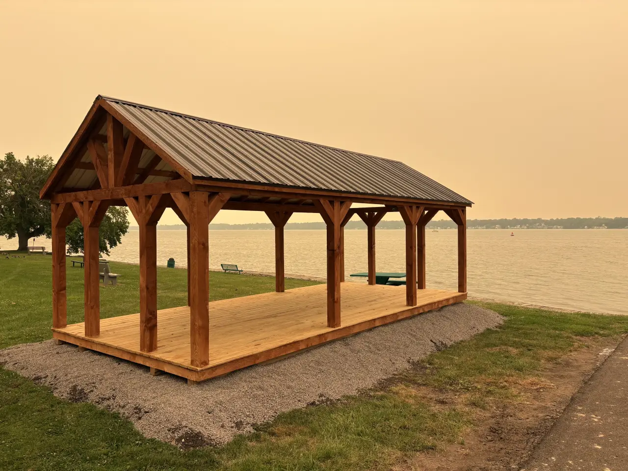 Previously delivered storage shed from Cross Road Structures