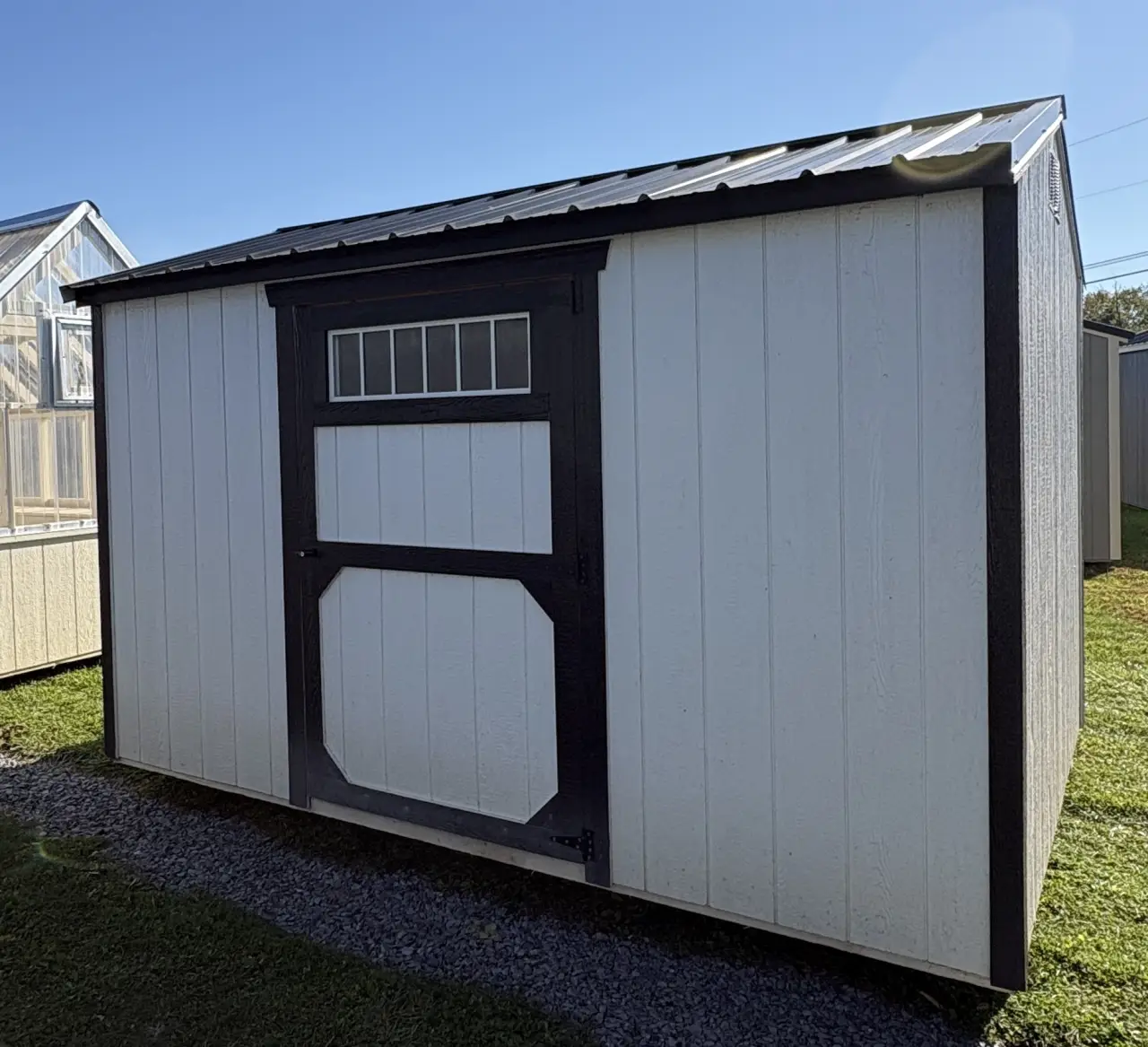 8x12 Side Utility Shed