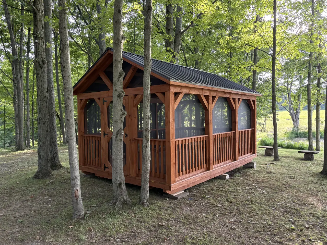 Previously delivered storage shed from Cross Road Structures
