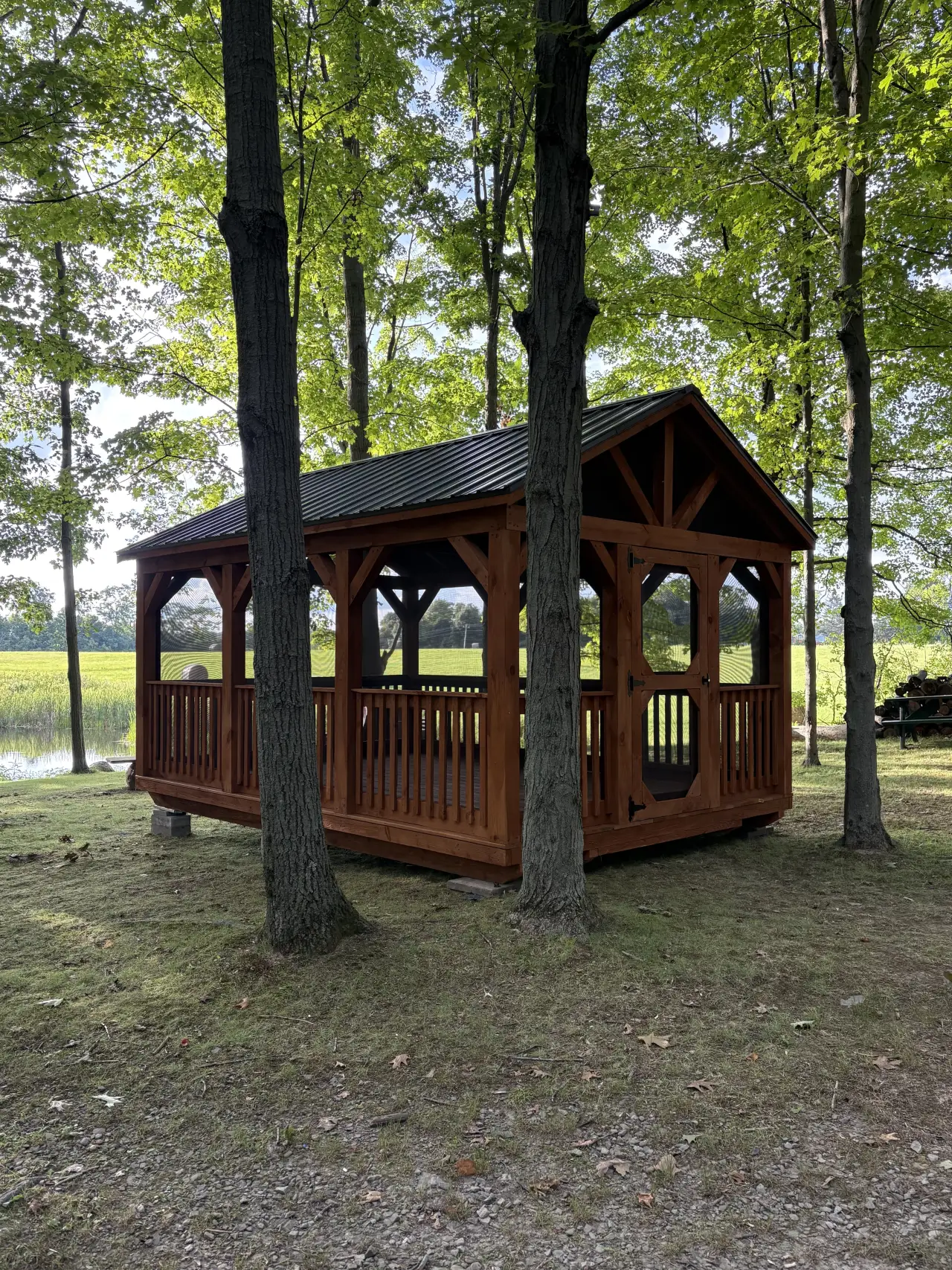 Previously delivered storage shed from Cross Road Structures