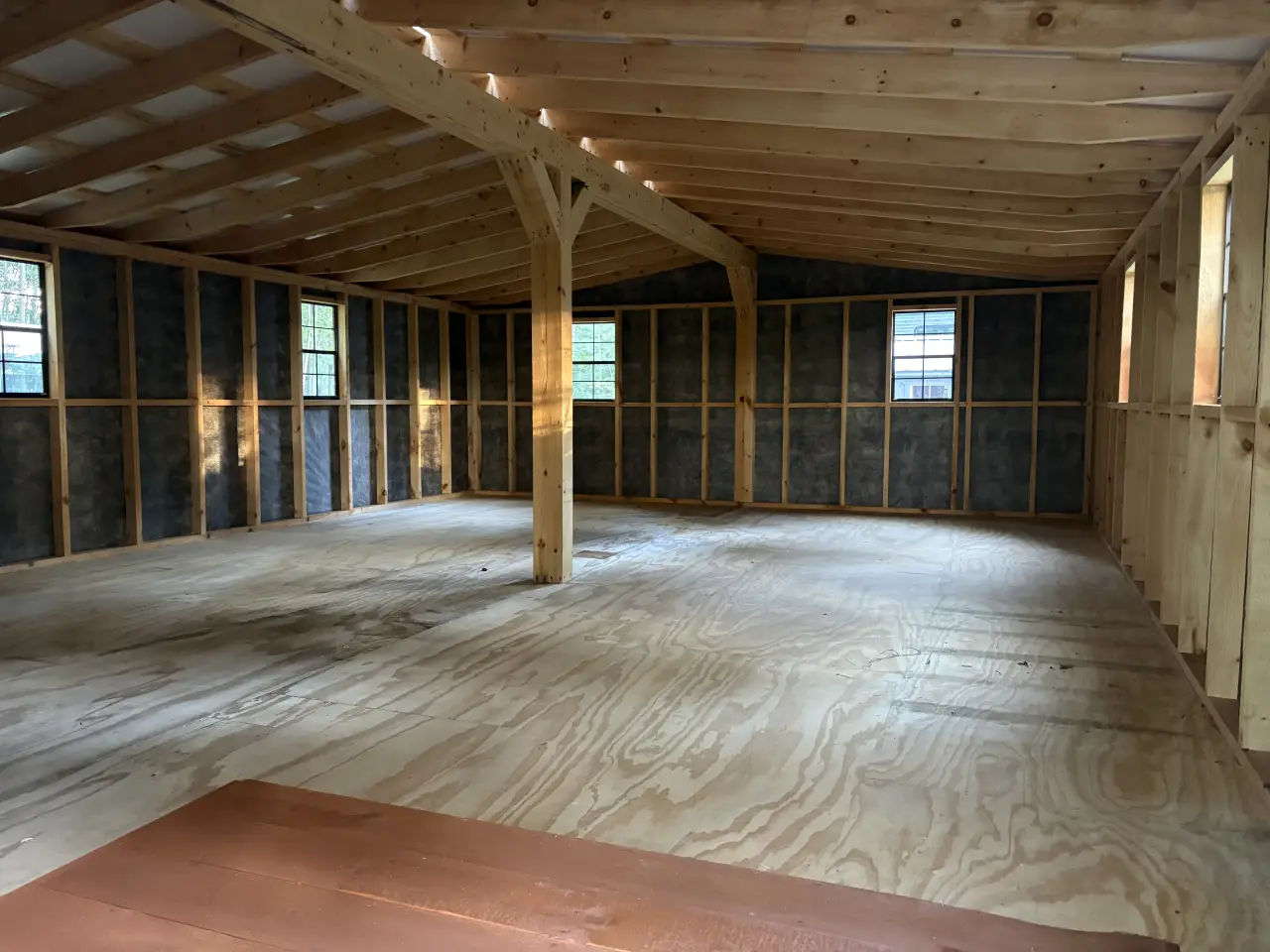 Previously delivered storage shed from Cross Road Structures