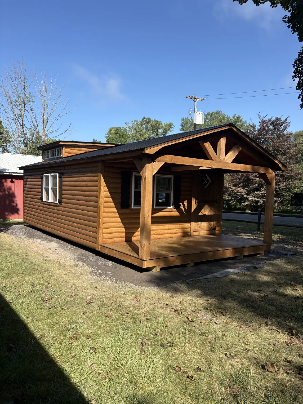 Previously delivered storage shed from Cross Road Structures