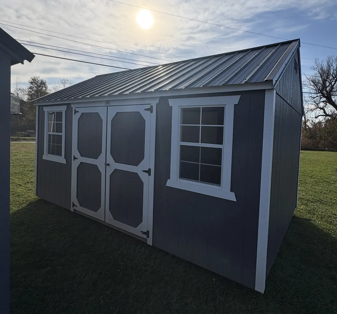 10x16 Side Utility Shed