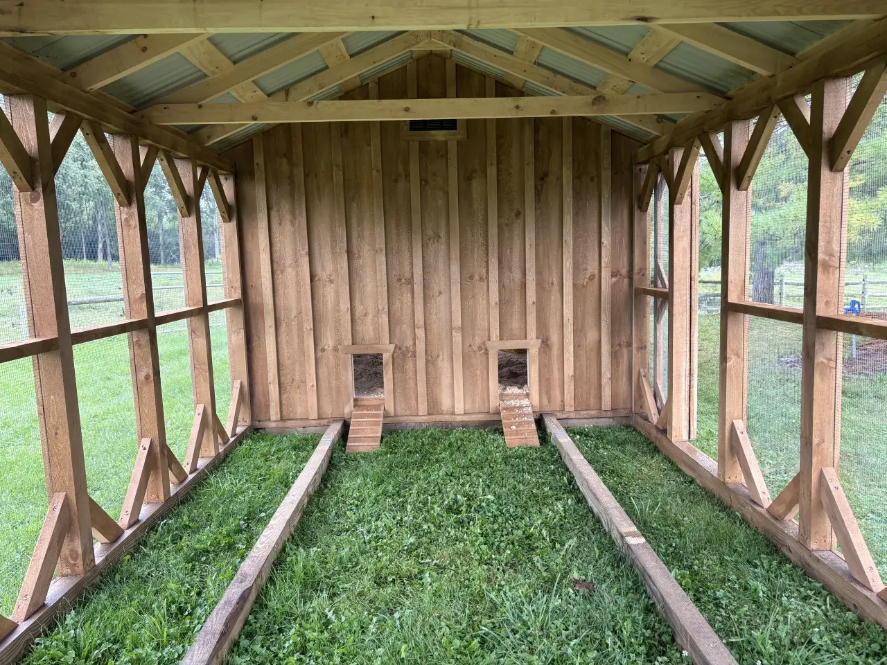 Previously delivered storage shed from Cross Road Structures