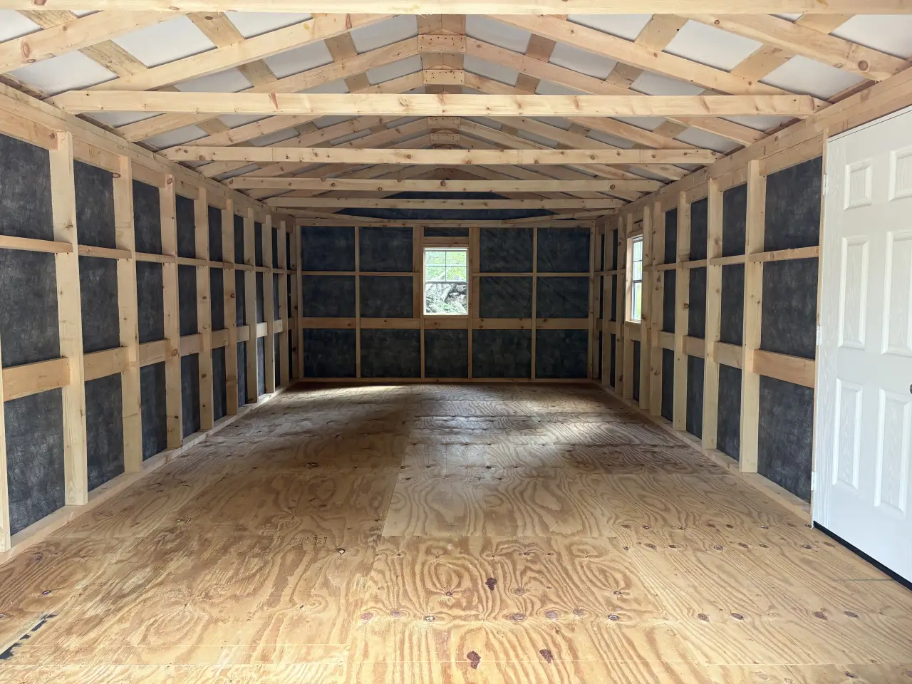 Previously delivered storage shed from Cross Road Structures