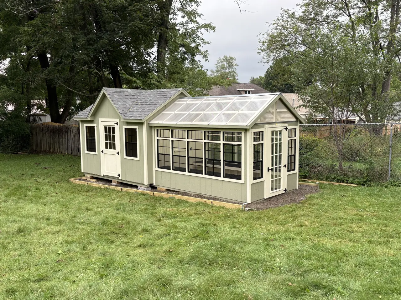 Previously delivered outdoor structure from Cross Road Structures