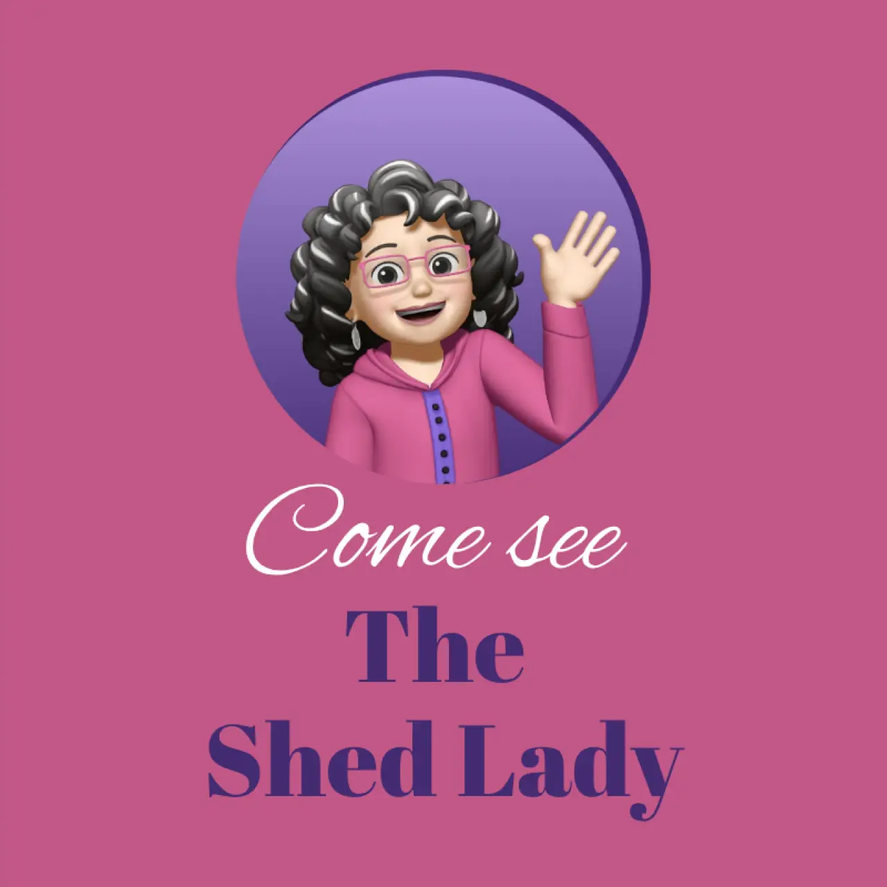 The Shed Lady Memoji representing Lena Erb