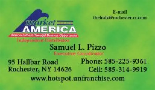 Sam Pizzo business card archive from 2002