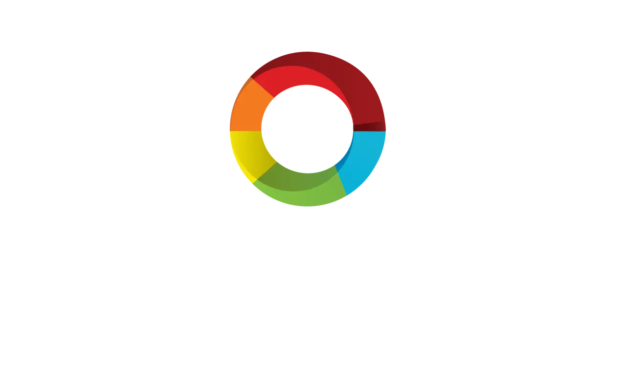White vertical logo