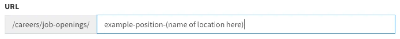 Example URL
