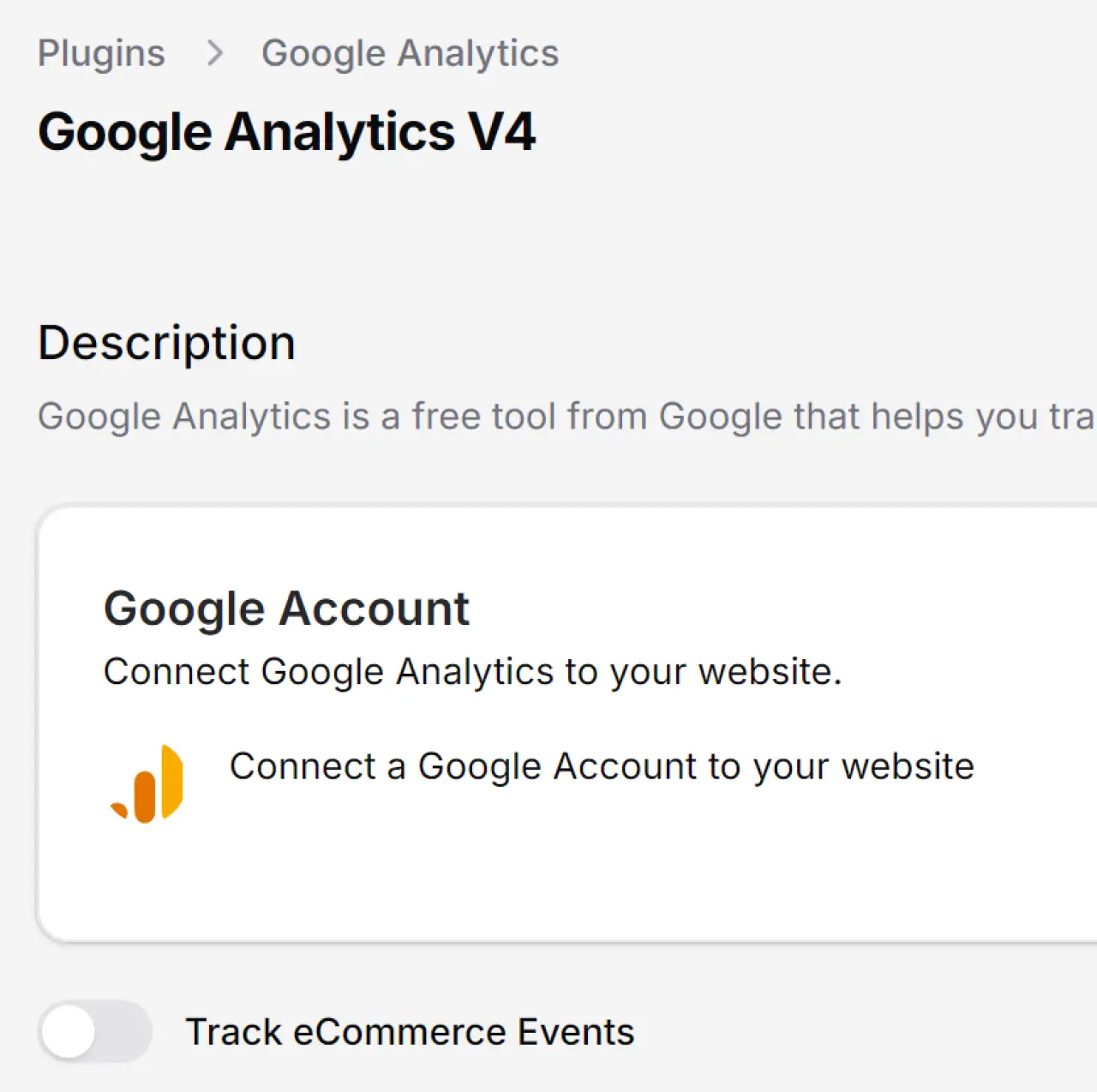 Ga4 Plugin Screenshot