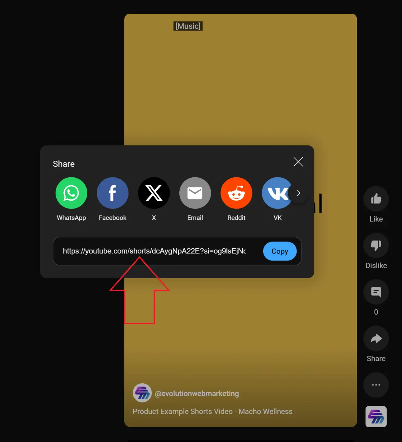 How To Embed A YouTube Short