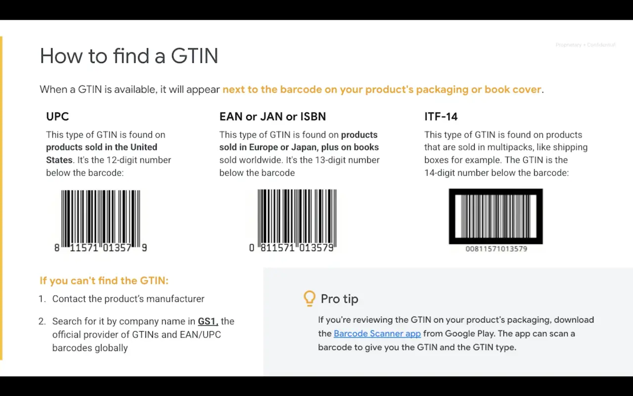 How To Find A Gtin