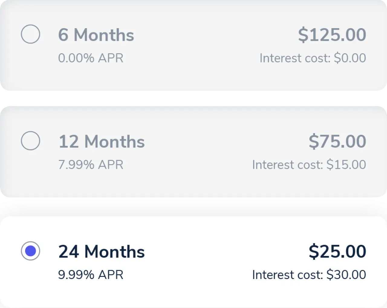 Payment option icon