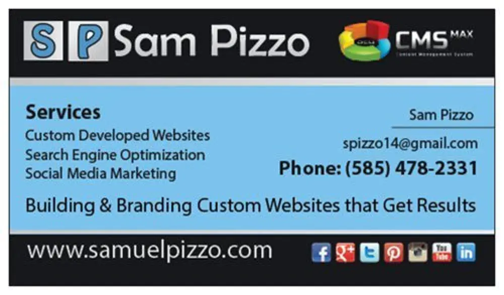 Sam Pizzo and CMS Max archive image from 2014