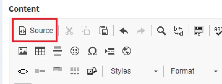 source button