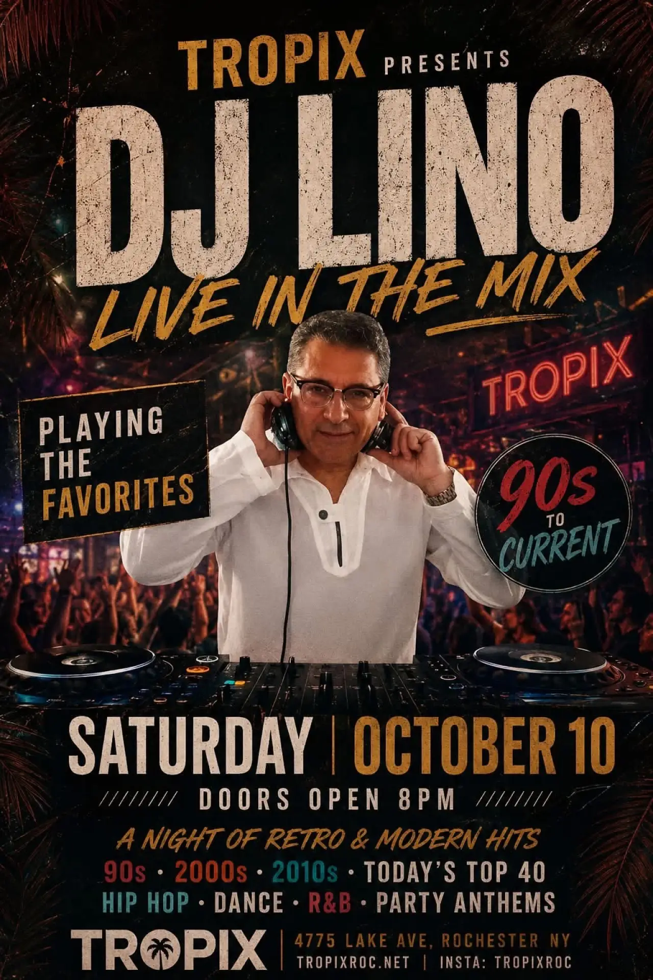 TROPIX PRESENTS : DJ LINO - LIVE IN THE MIX